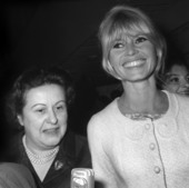 My godmother, Olga Horstig-Primuz and Brigitte Bardot