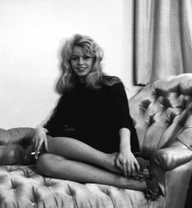 Brigitte Bardot back in the hotel room