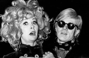 Ultra Violet and Andy Warhol