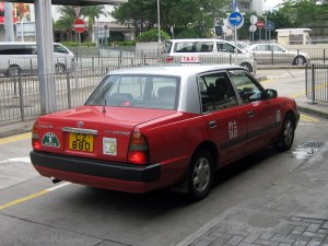 Hong Kong taxi