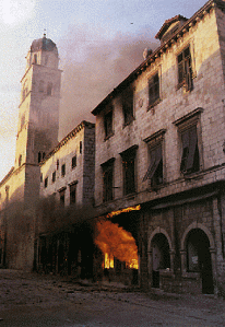 dubrovnik in flames