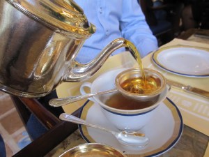 Tea in the Peninsula lobby